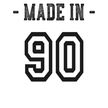 Motiv Made in 90 Geschenk Geburtsjahr 1990 Geburtstag