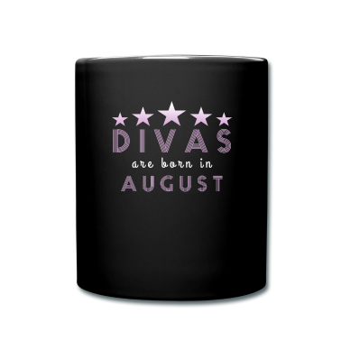 Geschenk Freundin Geburtstag Tasse - Divas August geboren Freundin Geburtstag Geschenk