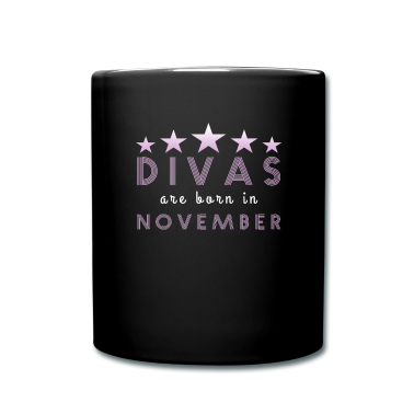 Geschenk Freundin Geburtstag Tasse - Diva November geboren Freundin Geburtstag Geschenk