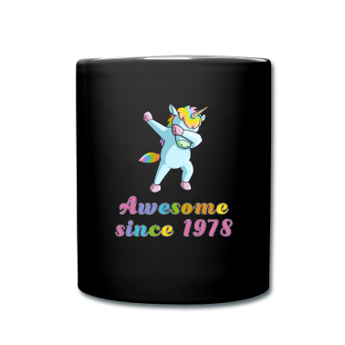 Geschenk Freundin Geburtstag Tasse - Dabbing Einhorn 1978 Freundin Geburtstag Geschenk