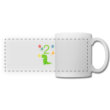 Geschenk Freundin Geburtstag Tasse - 2. Geburtstag Kindergeburtstag 2 Jahre Dinosaurier