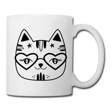 Geschenk Freundin Geburtstag Tasse - Katze Comic Geschenk Freundin Geburtstag