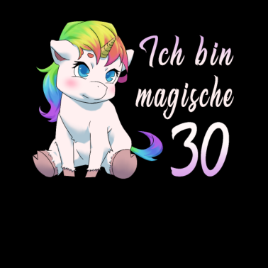 Motiv 30 Jahre Einhorn 30. Geburtstag Freundin Geschenk