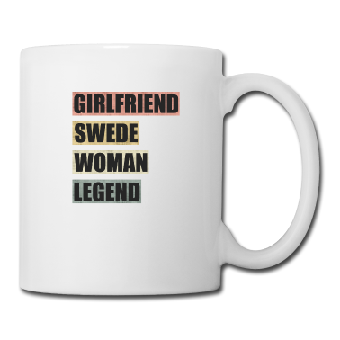 Geschenk Freundin Geburtstag Tasse - Schweden Freundin Frau Legende
