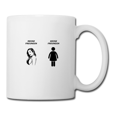 Geschenk Freundin Geburtstag Tasse - Meine Freundin - deine Freundin
