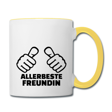 Geschenk Freundin Geburtstag Tasse - Freundin