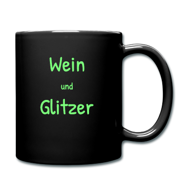 Geschenk Freundin Geburtstag Tasse - Wein Glitzer Freundin Frauenabend Trinken