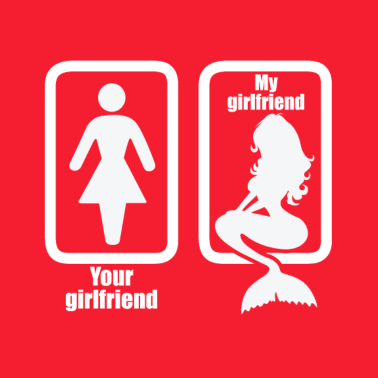 Motiv Meine Freundin Deine Freundin Meerjungfrau Nixe