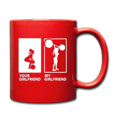 Geschenk Freundin Geburtstag Tasse - Meine Freundin Deine Freundin Vergleich Fitness