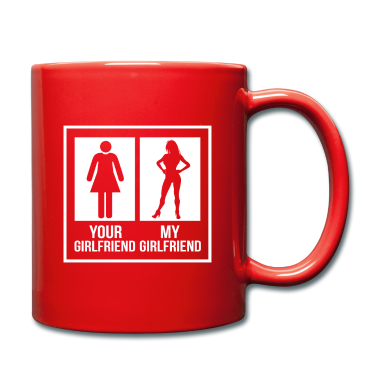 Geschenk Freundin Geburtstag Tasse - Meine Freundin Deine Freundin Vergleich Figur