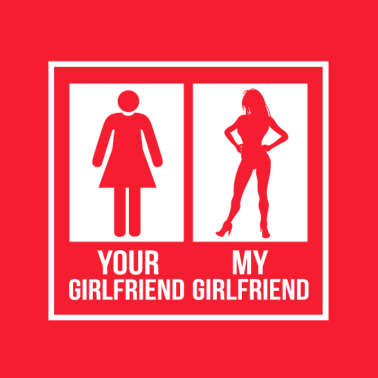 Motiv Meine Freundin Deine Freundin Vergleich Figur