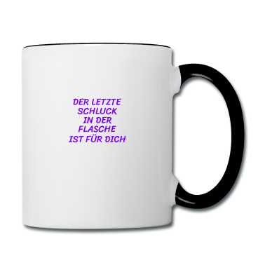 Geschenk Freundin Geburtstag Tasse - Freundin Schluck Flasche Humor Lustig Witzig