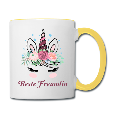 Geschenk Freundin Geburtstag Tasse - Beste Freundin Geschenk für Damen und Mädchen
