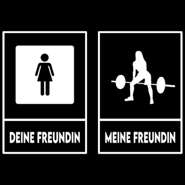 Motiv Deine freundin Meine freundin Fitness Training