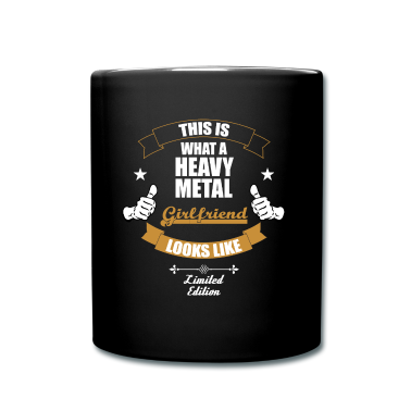 Geschenk Freundin Geburtstag Tasse - Dies ist eine Heavymetal Freundin
