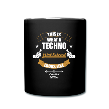 Geschenk Freundin Geburtstag Tasse - Dies ist eine Techno Freundin