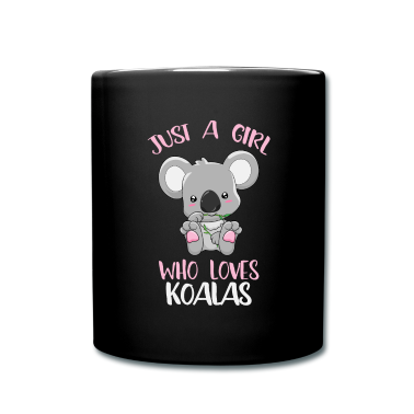 Geschenk Freundin Geburtstag Tasse - Mädchen dass Koalas liebt Koala Freundin Geschenk
