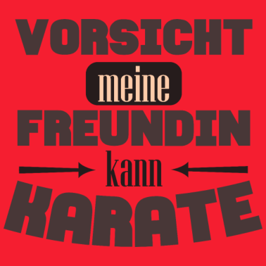 Motiv Freundin Karate