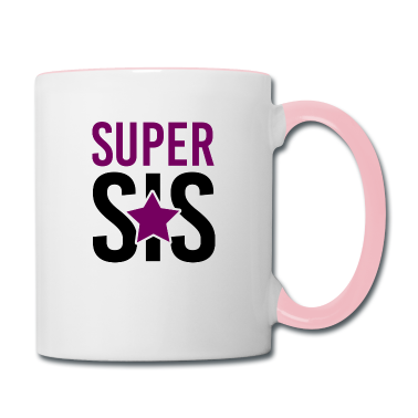 Geschenk Freundin Geburtstag Tasse - Super SIS Schwester Freundin Geschenk Geburtstag