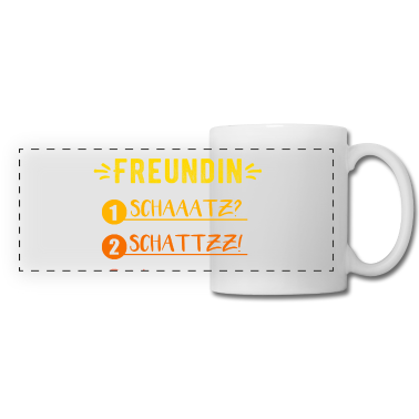 Geschenk Freundin Geburtstag Tasse - Lieblingswoerter Freundin