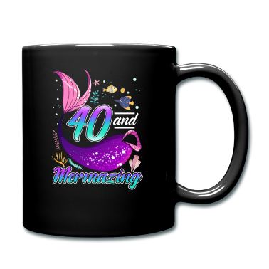 Geschenk Freundin Geburtstag Tasse - 40 Jahre alte Meerjungfrau 40. Geburtstag Freundin
