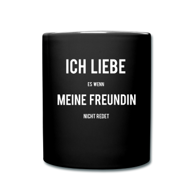 Geschenk Freundin Geburtstag Tasse - Ich liebe meine Freundin lustig