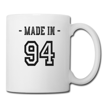Geschenk Freundin Geburtstag Tasse - Made in 94 Geschenk Geburtsjahr 1994 Geburtstag