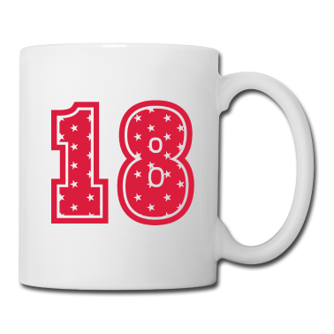 Geschenk Freundin Geburtstag Tasse - 18 JAHRE ALT 18 Geburtstag Freundin Retro