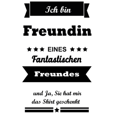 Motiv Freundin und super
