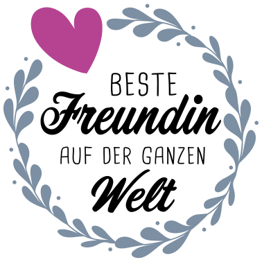 Motiv Beste Freundin BBF Besties Freundinnen Geschenk