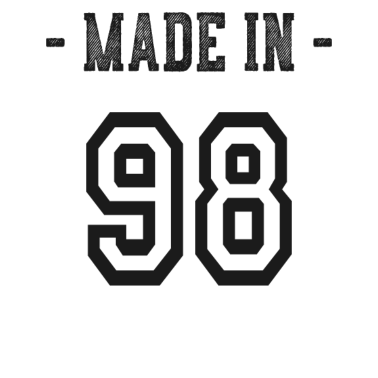 Motiv Made in 98 Geschenk Geburtsjahr 1998 Geburtstag