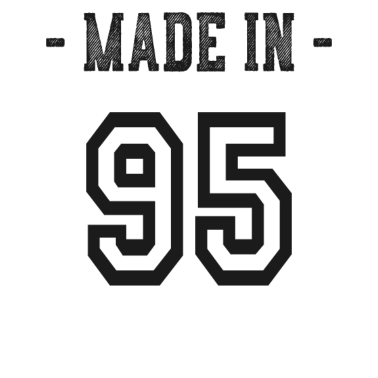 Motiv Made in 95 Geschenk Geburtsjahr 1995 Geburtstag