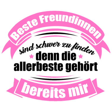 Motiv Glück ist eine beste Freundin wie dich zu haben