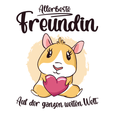 Motiv Allerbeste Freundin Meerschweinchen
