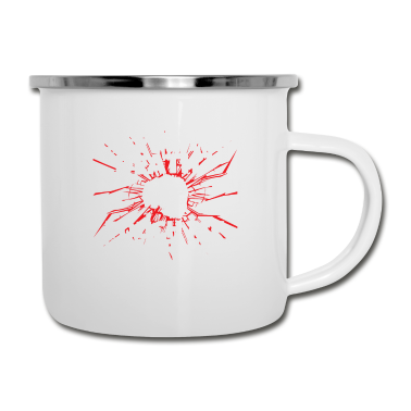 Geschenk Freundin Geburtstag Emaille Tasse - Leben nach dem Tod Freundin Geschenk