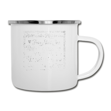 Geschenk Freundin Geburtstag Emaille Tasse - Hinter jeder erfolgreichen Frau Beste Freundin