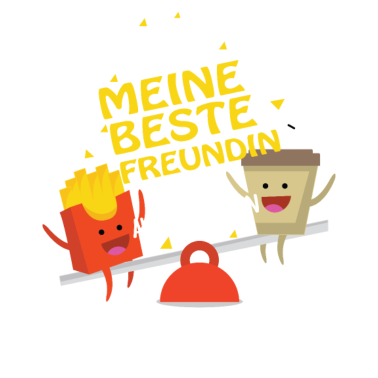 Motiv Ohne meine beste Freundin bin ich aufgeschmissen