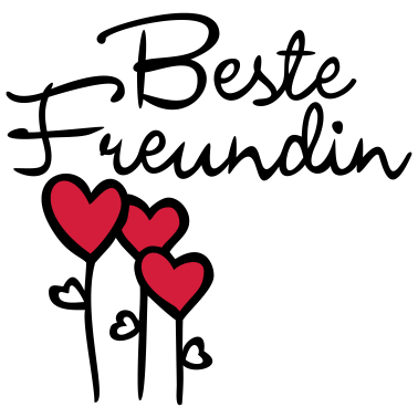 Motiv BESTE FREUNDIN mit Herz