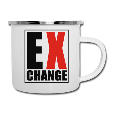 Geschenk Freundin Geburtstag Emaille Tasse - Austausch Freundin Trennung