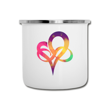 Geschenk Freundin Geburtstag Emaille Tasse - Unendliche Liebe