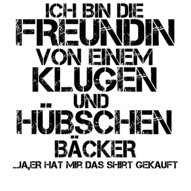 Motiv freundin von einem huebschen geschenk BAeCKER