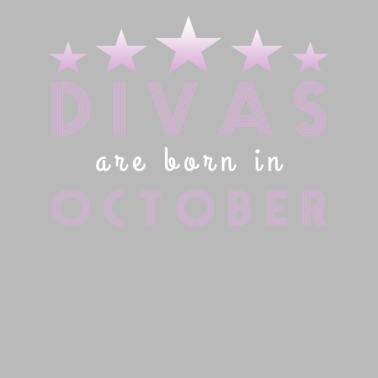 Motiv Diva Oktober geboren Freundin Geburtstag Geschenk