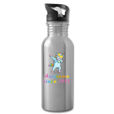 Geschenk Freundin Geburtstag Thermobecher - Dabbing Einhorn 1988 Freundin Geburtstag Geschenk