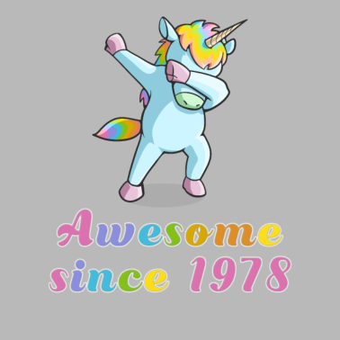 Motiv Dabbing Einhorn 1978 Freundin Geburtstag Geschenk