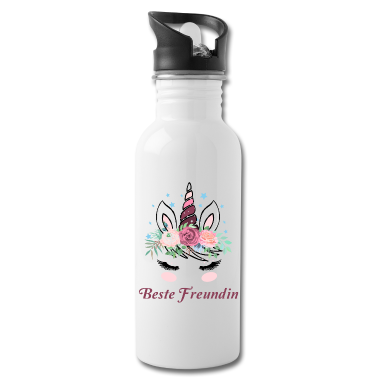 Geschenk Freundin Geburtstag Trinkflasche - Beste Freundin Geschenk für Damen und Mädchen