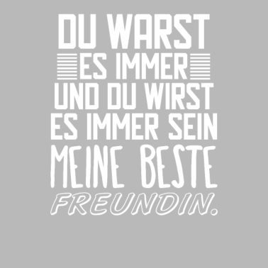 Motiv Meine beste Freundin. Geschenk für beste Freundin.