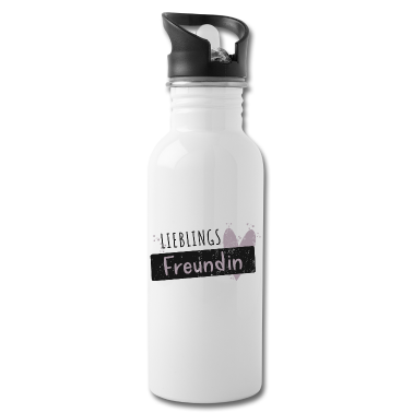 Geschenk Freundin Geburtstag Trinkflasche - Lieblingsfreundin beste Freundin Sprüche Geschenk