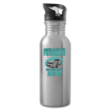 Geschenk Freundin Geburtstag Trinkflasche - Freundin Auto Wagen