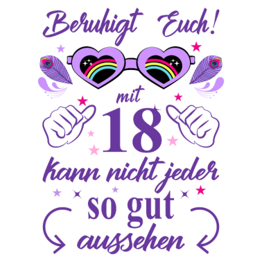 Motiv 18. Geburtstag Frauen Geschenk beste Freundin