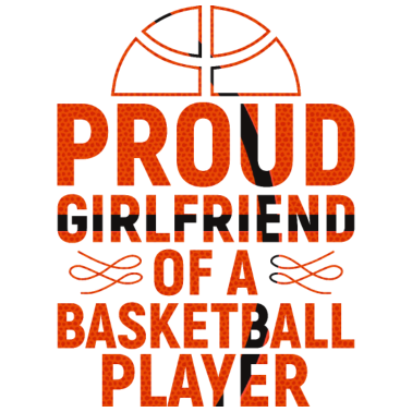 Motiv Stolze Freundin eines Basketballspielers